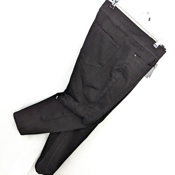 NWT@$70! LANE BRYANT! RICH BLACK ULTRA STRETCH DENIM JEGGINGS, JEANS! SZ 20P - Picture 1 of 10